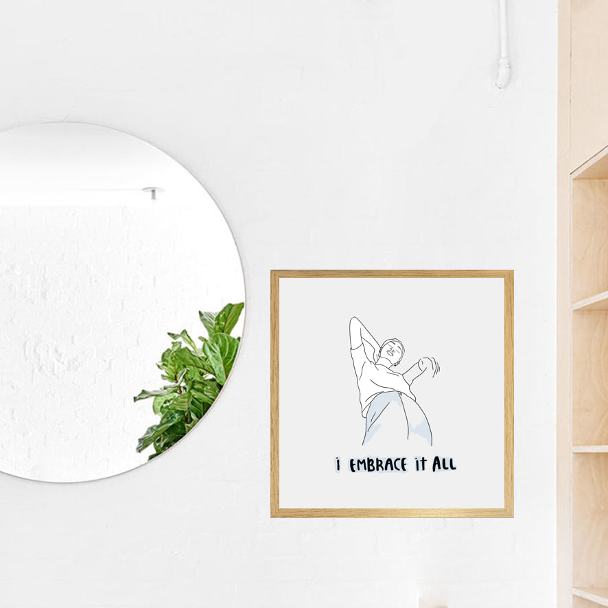 "Embracing it"⁠