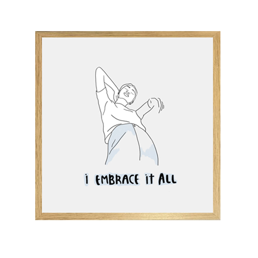 "Embracing it"⁠